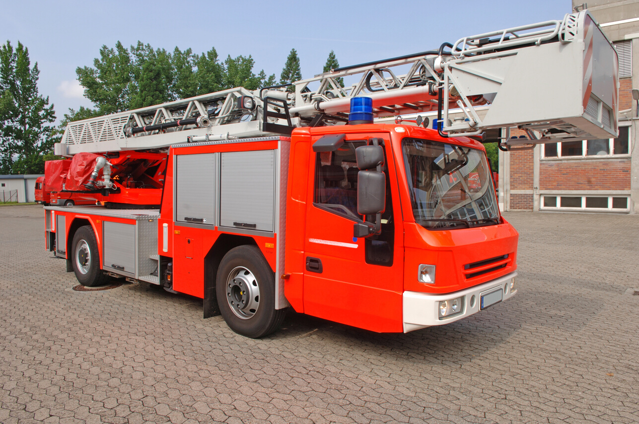 Modern fire engine